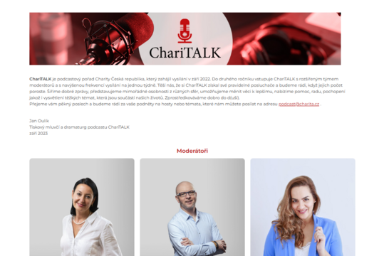 ChariTALK - www.charita.cz/podcast-charitalk/