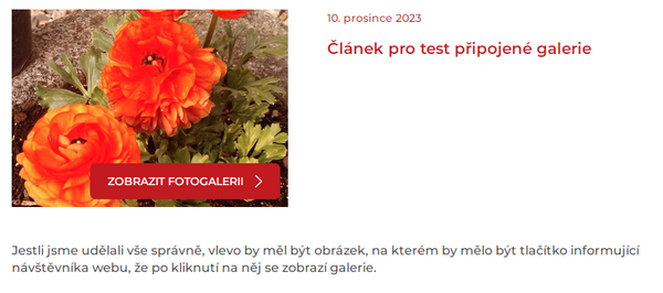 Ukázka připojené galerie k článku
